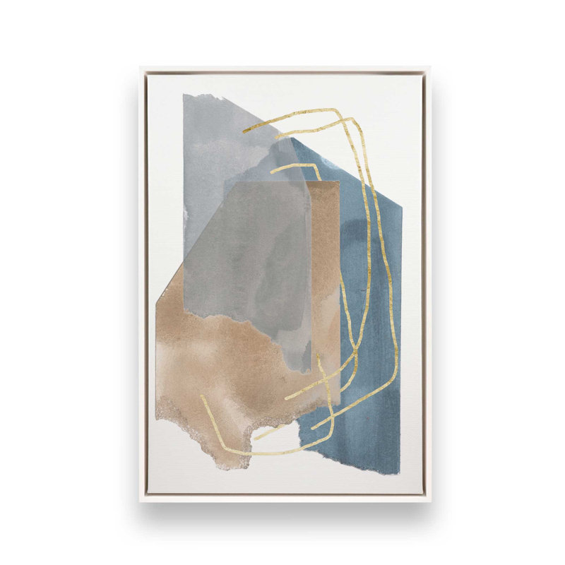 «Fragments of Light I», reproduction sur toile dans un cadre, H 18,75 po x l 12,75 po, Blanc opaque