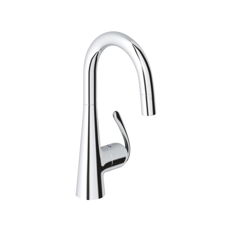 Ladylux Zedra Pull Down Touch Bar Faucet With Accessories, Chrome