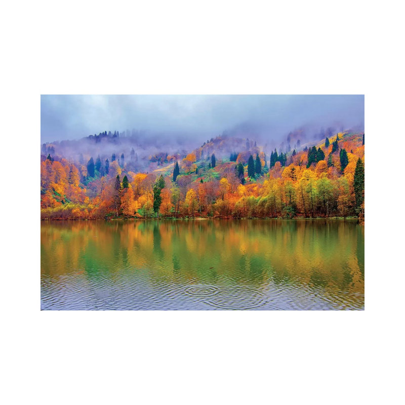 Lake Reflections by Nejdet Duzen - Wrapped Canvas Print, 66.04 cm H x 45.72 cm W x 3.175 cm D