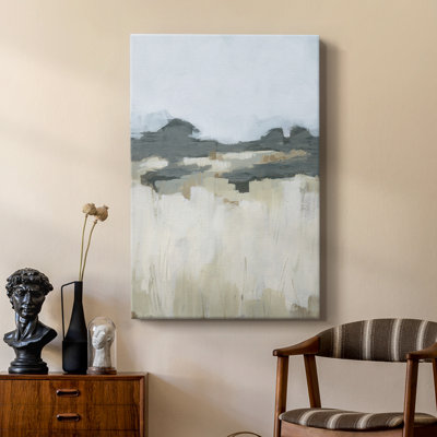 Brushstroke Badlands II -Custom Wrapped Gallery Cavas