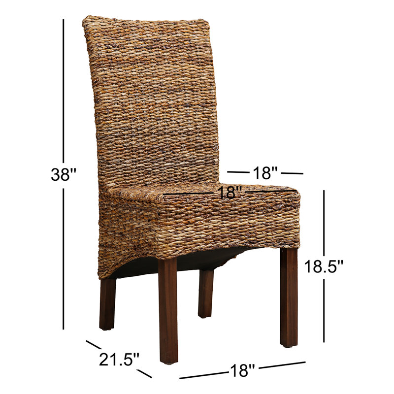 Bilyeu 18'' H Mahogany Side Chair