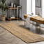 Tapis en jute tissé à plat à la main campagnard Waring-2090972459