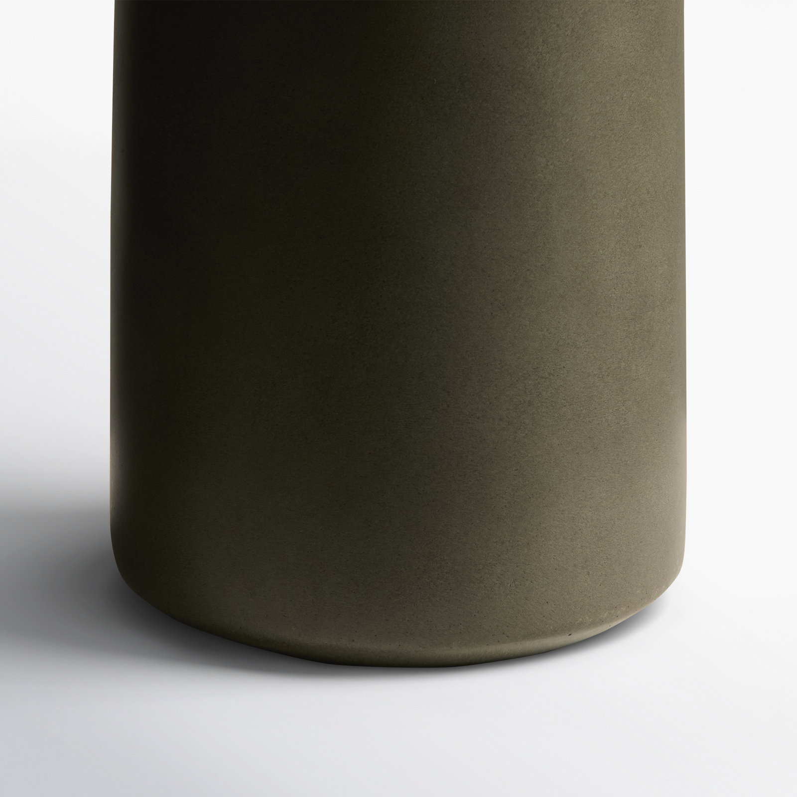 Lockwood Concrete Table Lamp, Gray Base / Taupe Shade