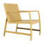 Ensemble de meubles de patio 5 pièces 3 places, 2 chaises, tables basses, jaune, structure rouille, Pp toutes saisons, configuration 30 minutes, disposition peu encombrante, sièges respirants, 5 chaises intérieur / extérieur, 3 chaises en polypropylène,-737002673