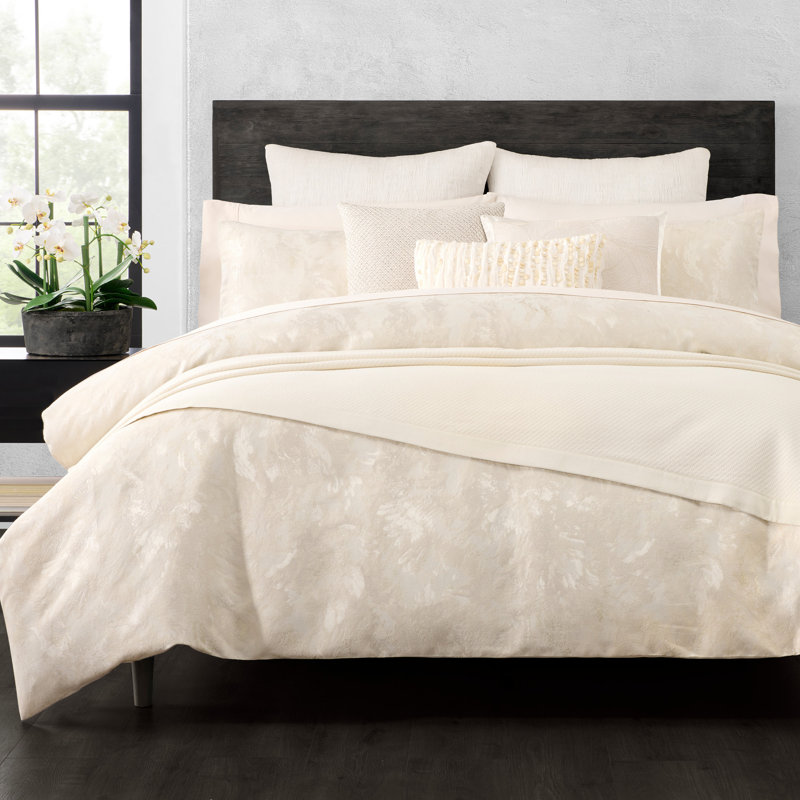 Donna Karan Home Illusion Sham Ivory, Queen 