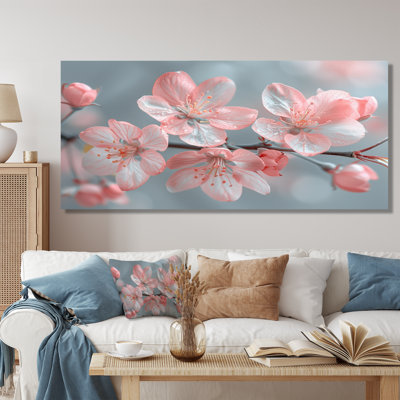 'Pink Apple Blossom Spring Awakening I - Apple Blossom Wall Art Print