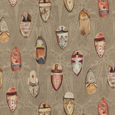Long Weekend Babouches 100% Linen Fabric