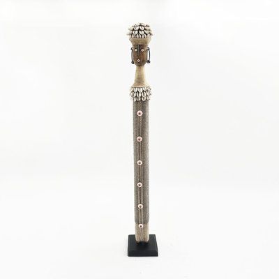 African Beaded Namji Doll, Tall 24 in