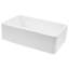 Évier de cuisine encastré en argile réfractaire simple 33,5 x 20 po