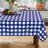 Tenino Gingham Indoor/Outdoor Tablecloth