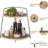 Nevzeta 13.58 " W Iron Storage Rack