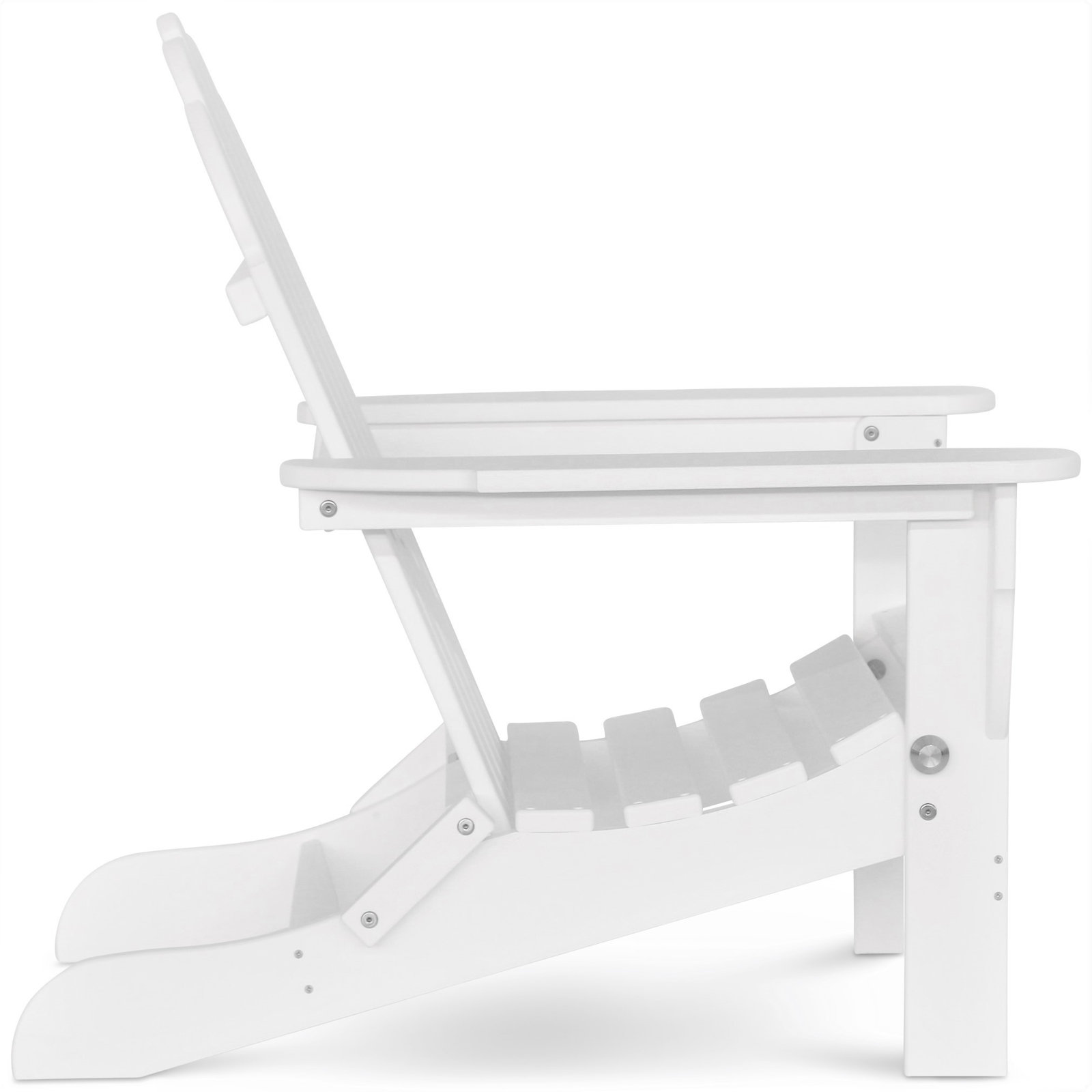 Leighton Foldable Adirondack Chair, White