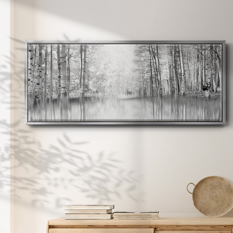 Aspen Reflection - toile encadrée, H 8 po x l 20 po