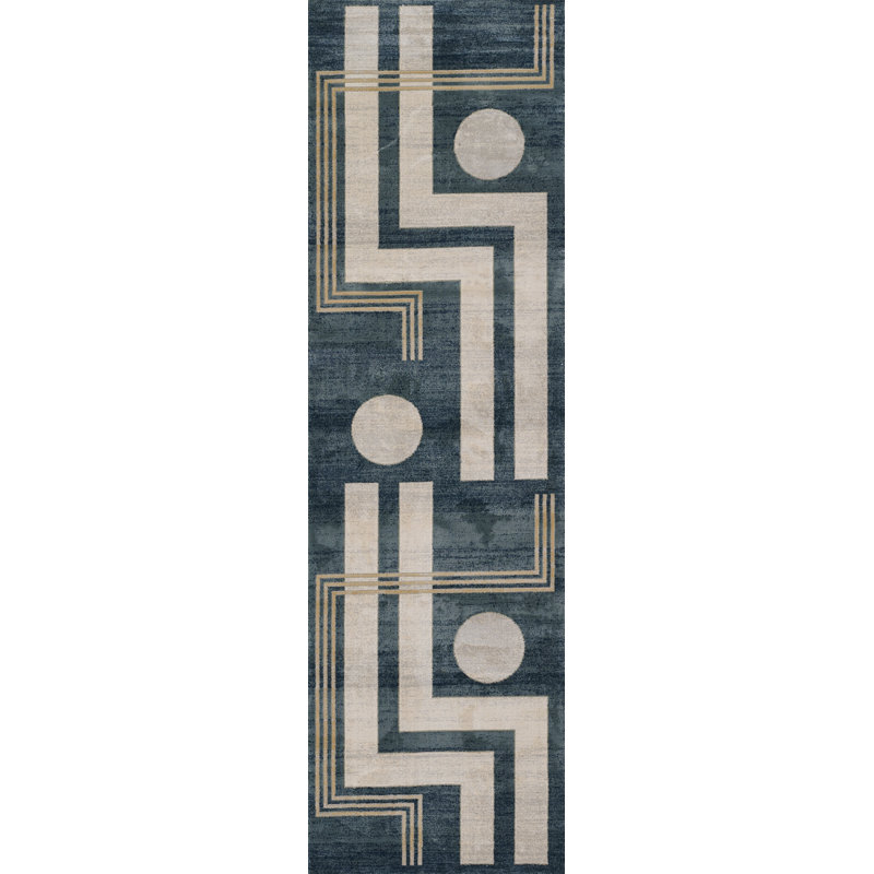 Gignilliat Geometric Indoor Rug, Runner 2'2" x 7'7"
