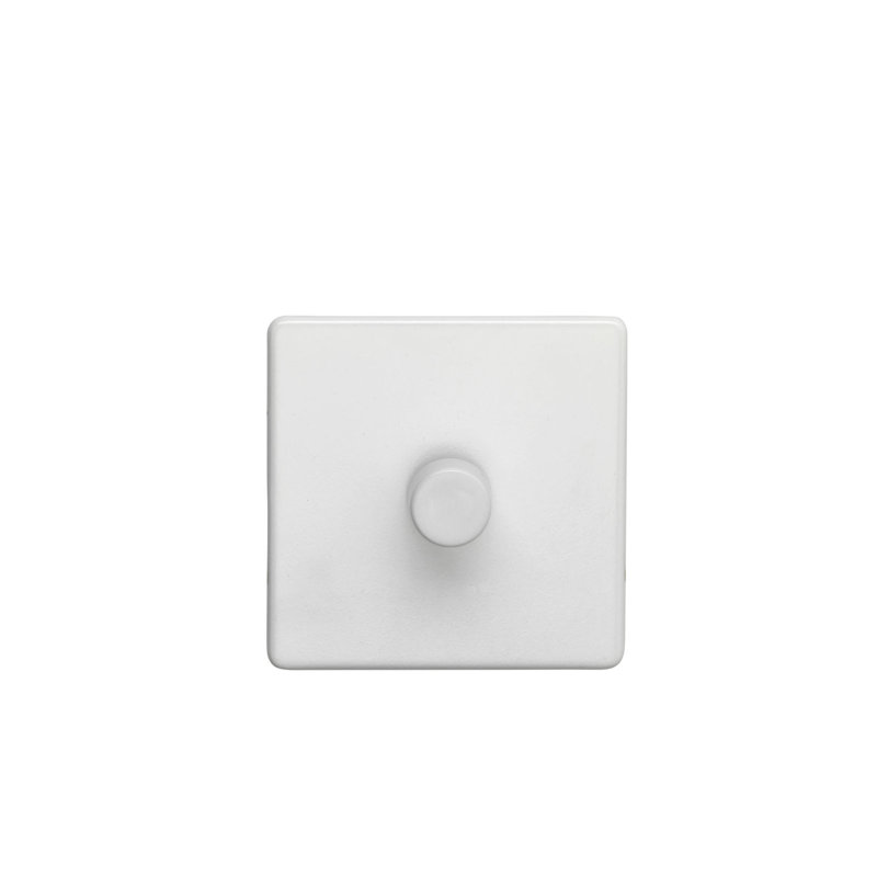 Wall Mounted Dimmer, Matt White