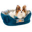 Velvet Bolster Pet Bed-50391600-50391597