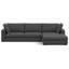 Tatum Large Deep Seater Right Sectional Sofa L-Shaped Performance Fabric Sofa in Contemporary Style-1583937169