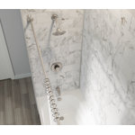 Moen 44-72-Inch Adjustable Tension Mounted Straight Shower Curtain Rod