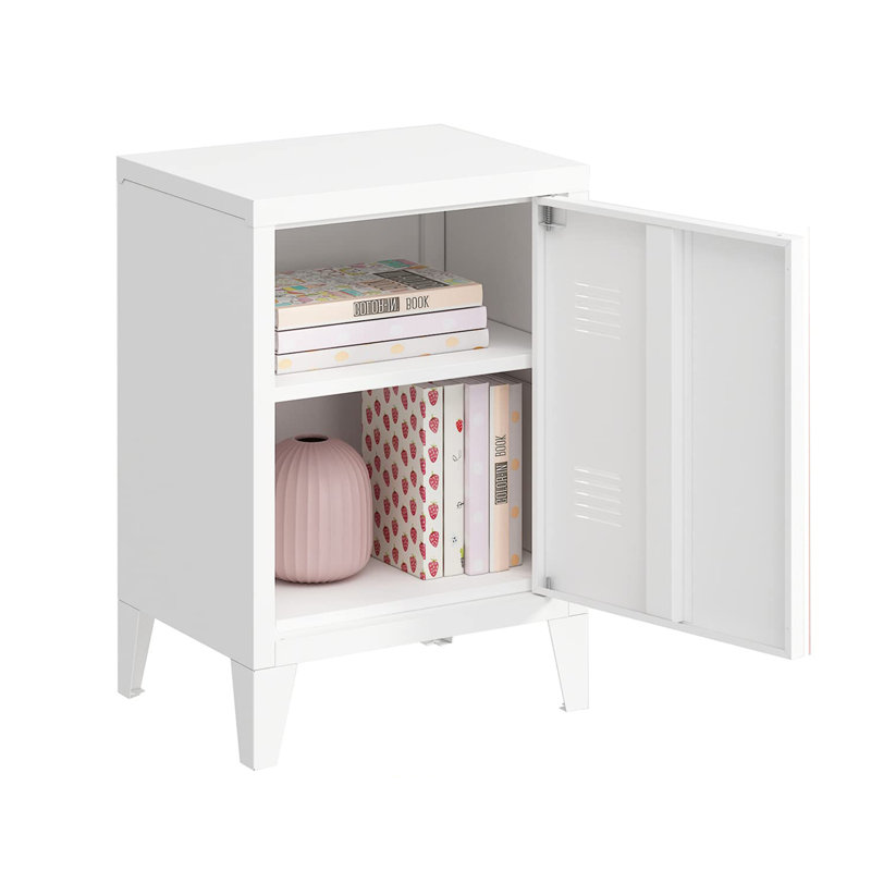 Table de chevet Jameson, Blanc