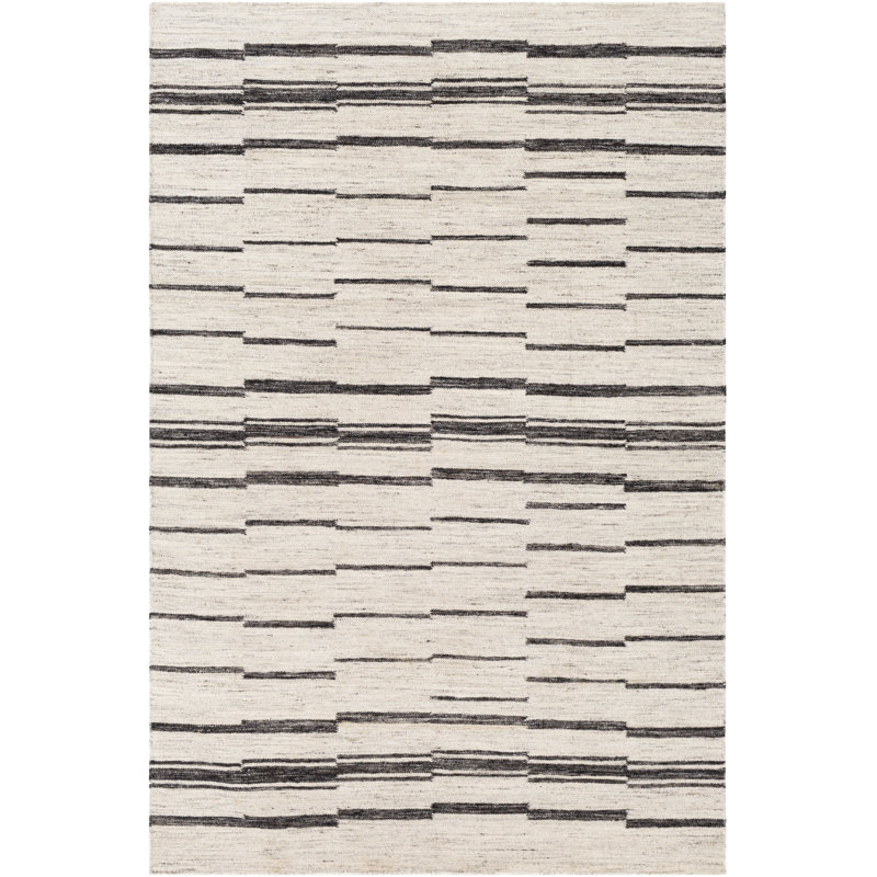 Wool Striped Indoor Rug, Rectangle 2' x 3'