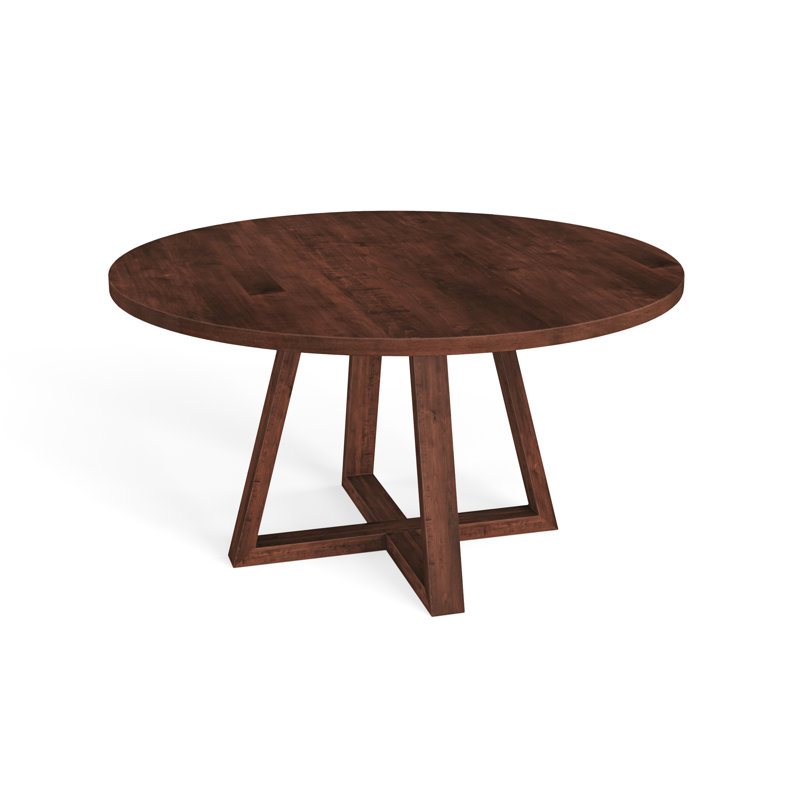 Table de salle à manger Ledford, Café, H 29 po x L 48 po x l 48 po