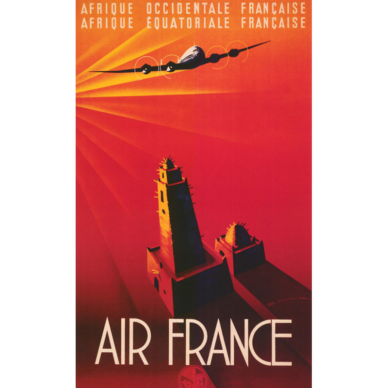Air France - Afrique, H 18 po x l 11 po