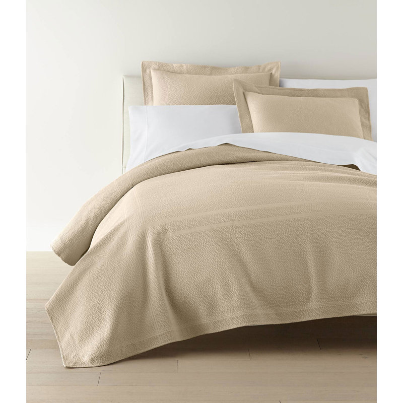 Montauk 100% Cotton Coverlet, Twin/Twin XL Coverlet, Linen