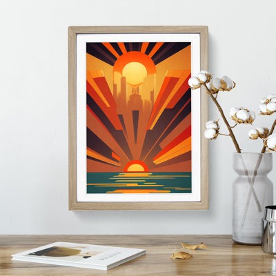 Ocean Sunset No.1 Framed Print