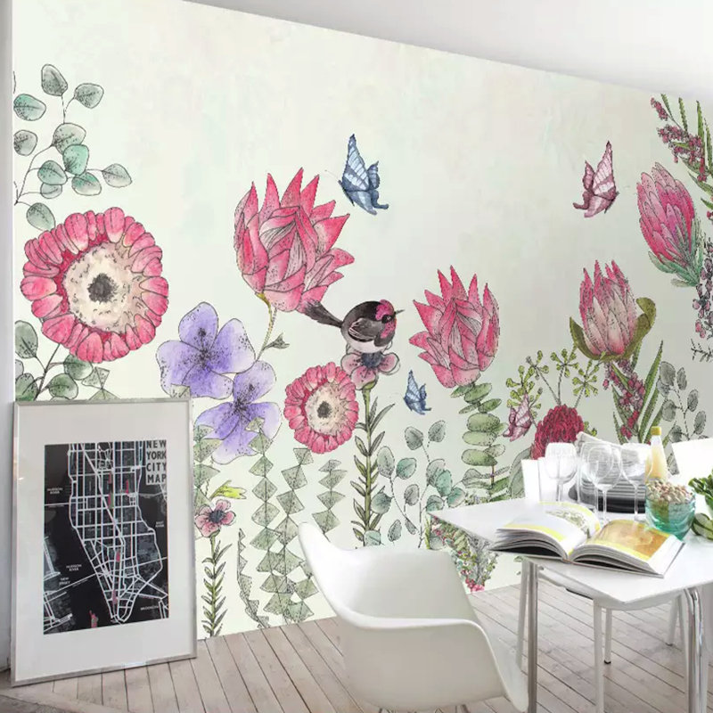 Yosilin Wall Mural, 114" L x 204" W