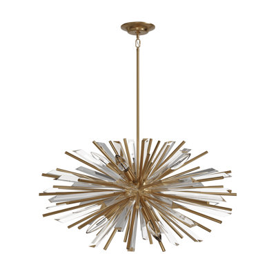 Lustre spoutnik en métal 10 lumières Bruna