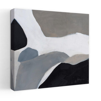 Faze contemporaine avec art abstrait noir