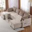 Canapé-lit modulaire en U de 112 po Fialynn-106295940