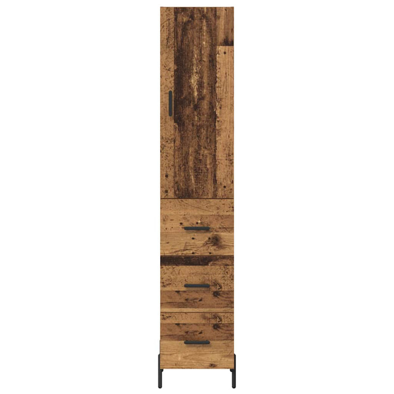 34.5cm Sideboard, Old Wood
