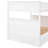Full / Double Over Full / Double Bunk Bed With Twin Size Trundle, Pine Wood Bunk Bed With Guardrails, White (Old SKU:LP000044AAK)-1439502341