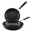KitchenAid Hard Anodized Nonstick Frying Pan Set, 8.25 Inch and 10 Inch