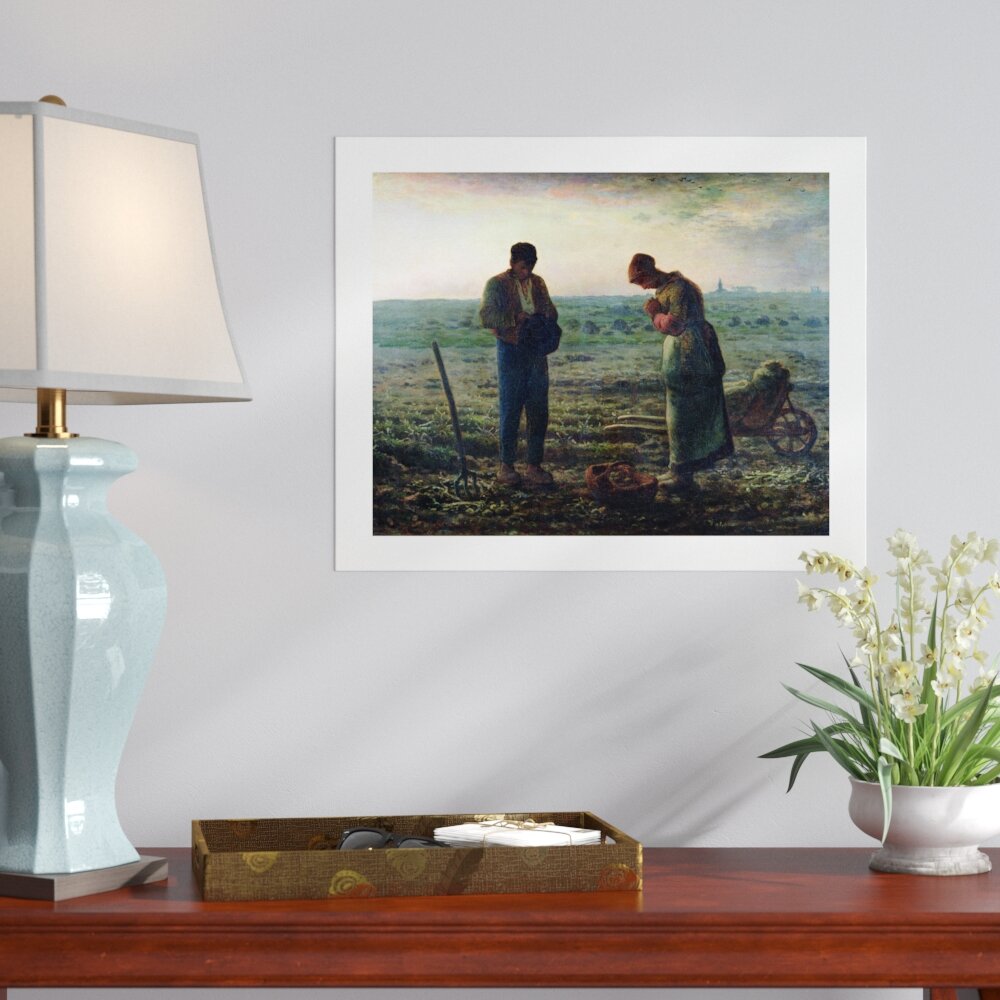 The Angelus Painting by Jean-Francois Millet Reproduction