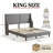 Melaya Wingback Upholstered Platform Bed Frame-640475836-653332743