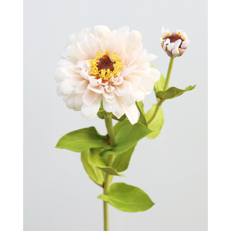 Real Touch Red Zinnia 24.5", Pink