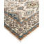 Tapis unique bleu / beige / jaune 4 pi 1 po x 5 pi 10 po Demontra