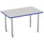 Table rectangulaire d'activité rectangulaire avec pieds réglables-99105923-99105965-124582259