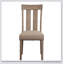 Ensemble de 2 chaises d'appoint à dossier ouvert beige et érable