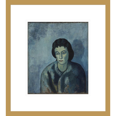 «Woman with Bangs» par Pablo Picasso, impression giclée sur cadre