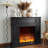 Black Manufactured Wood Electric Fireplace-920546565