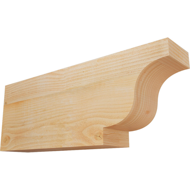 Queue de chevron Newport, Douglas, 12" H x 32" W x 6" D