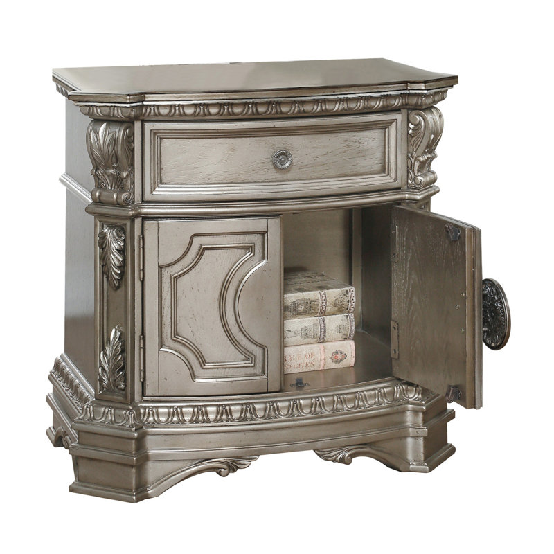 Table de chevet avec 1 armoire