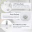 Ensemble de meuble-lavabo simple mural moderne 30 po avec lavabo en résine-1316793057-1316793062