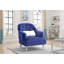 Ensemble de 2 chaises en velours bleu barcelos-1214770515
