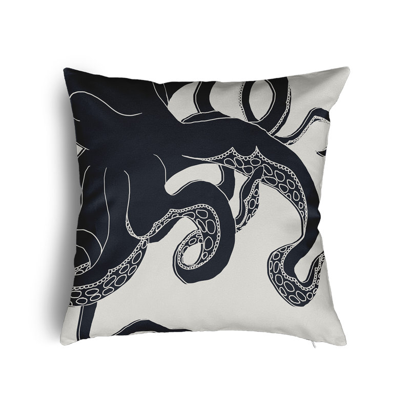 Cullompt Square Cushion, 60cm H x 60cm W x 15cm D, Shark Blue