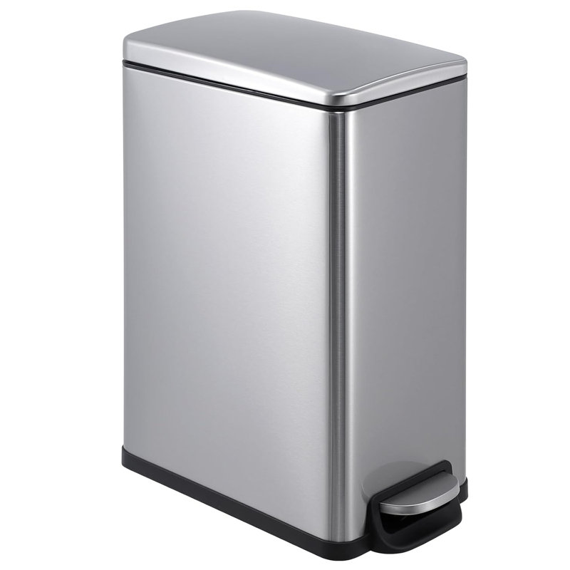 Stainless Steel Step On Kitchen Rubbish Bin