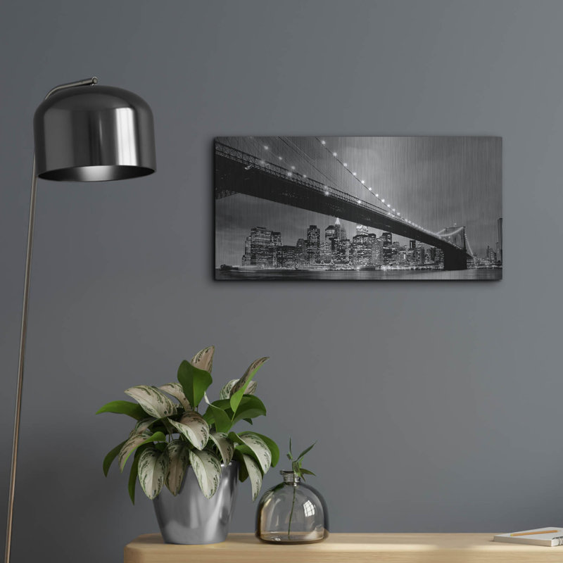 «Brooklyn Bridge View» par PhotoINC Studio, H 12 po x l 24 po